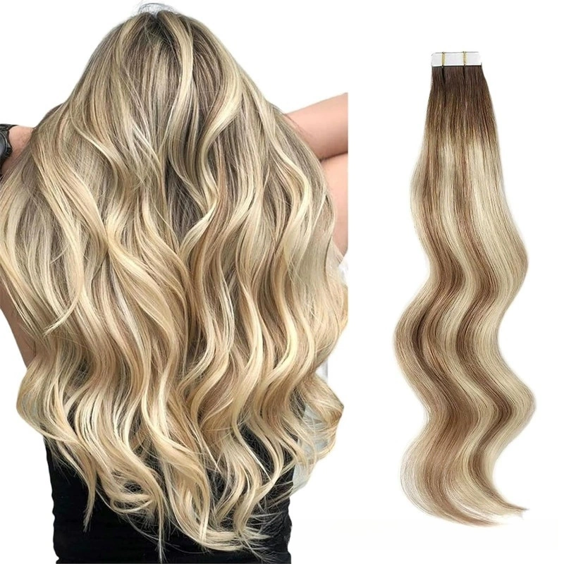 Tape in Hair Extension 8/613 Color 100% Human Hair 100g