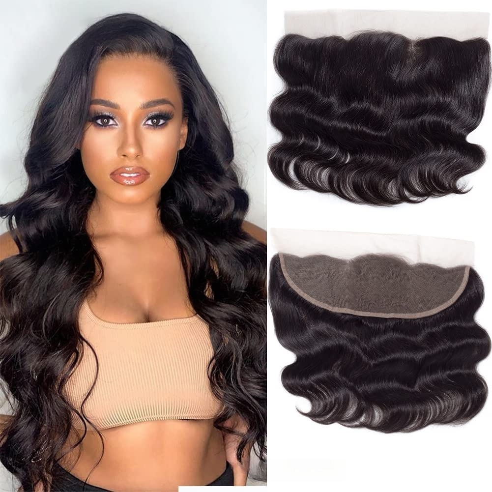 Nature Color 13X4 Frontal Lace Closure 100% Human Hair