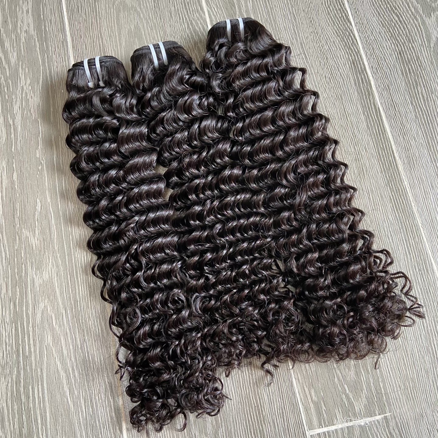 12A Kinky Curly 100% Human Hair Extensions 3 Bundles Nature Color